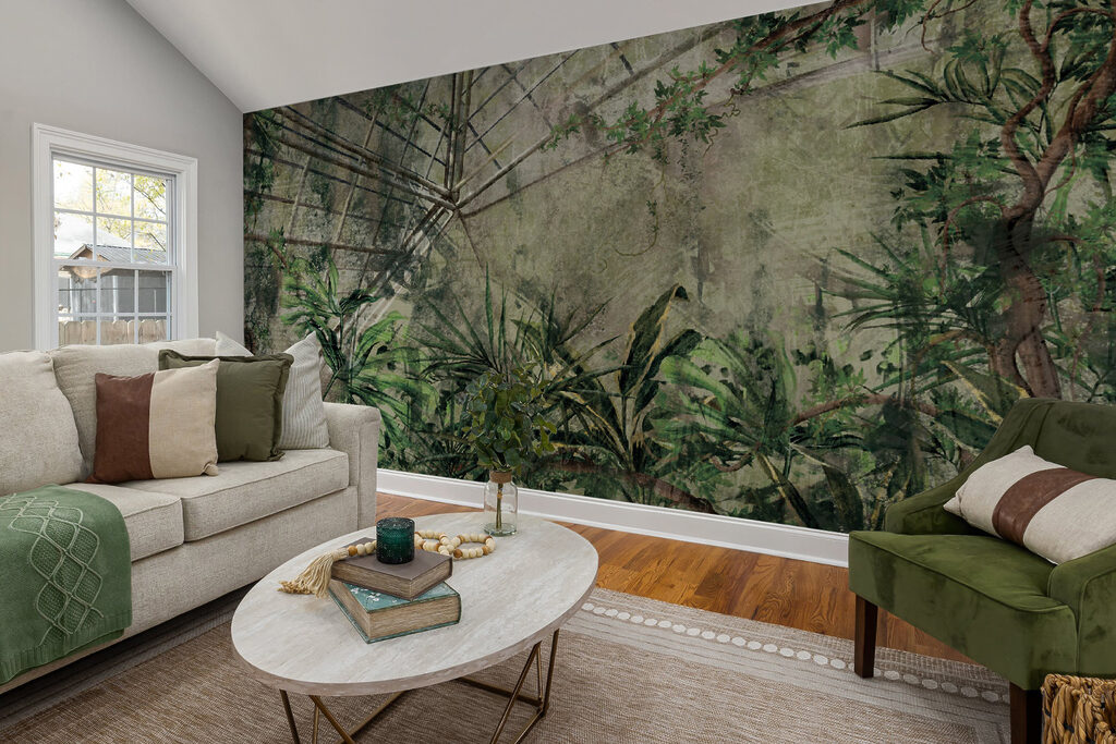 Bamboo stems in jungle — interior 3