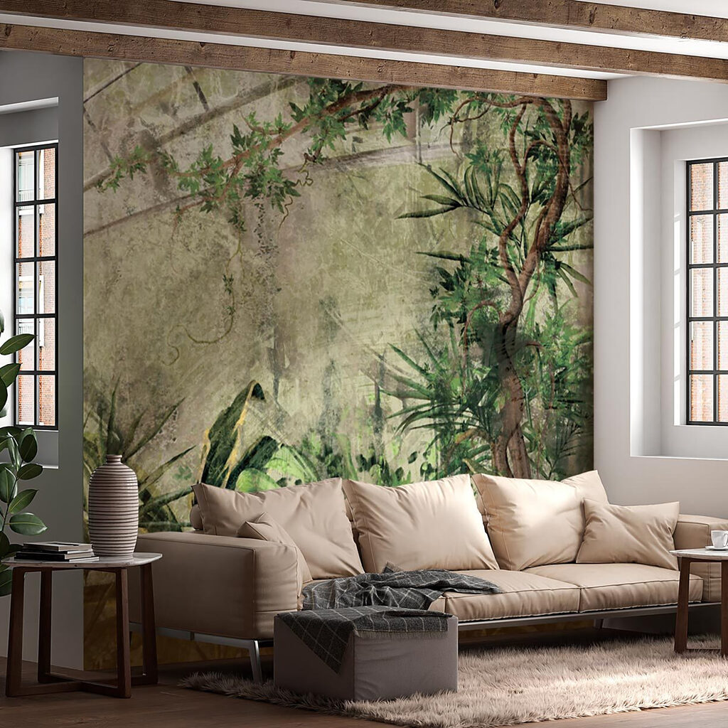 Bamboo stems in jungle — interior 4