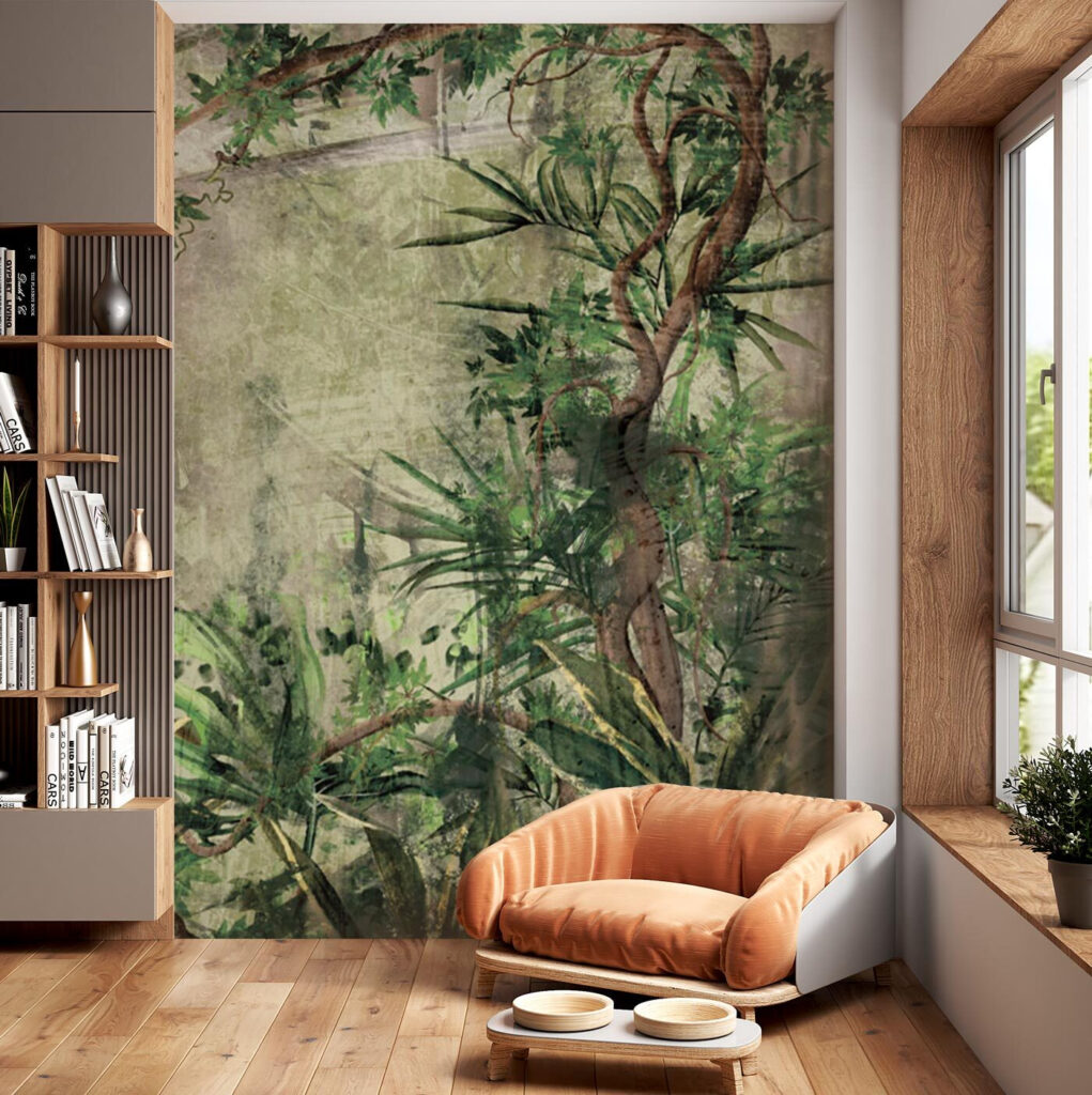 Bamboo stems in jungle — interior 2