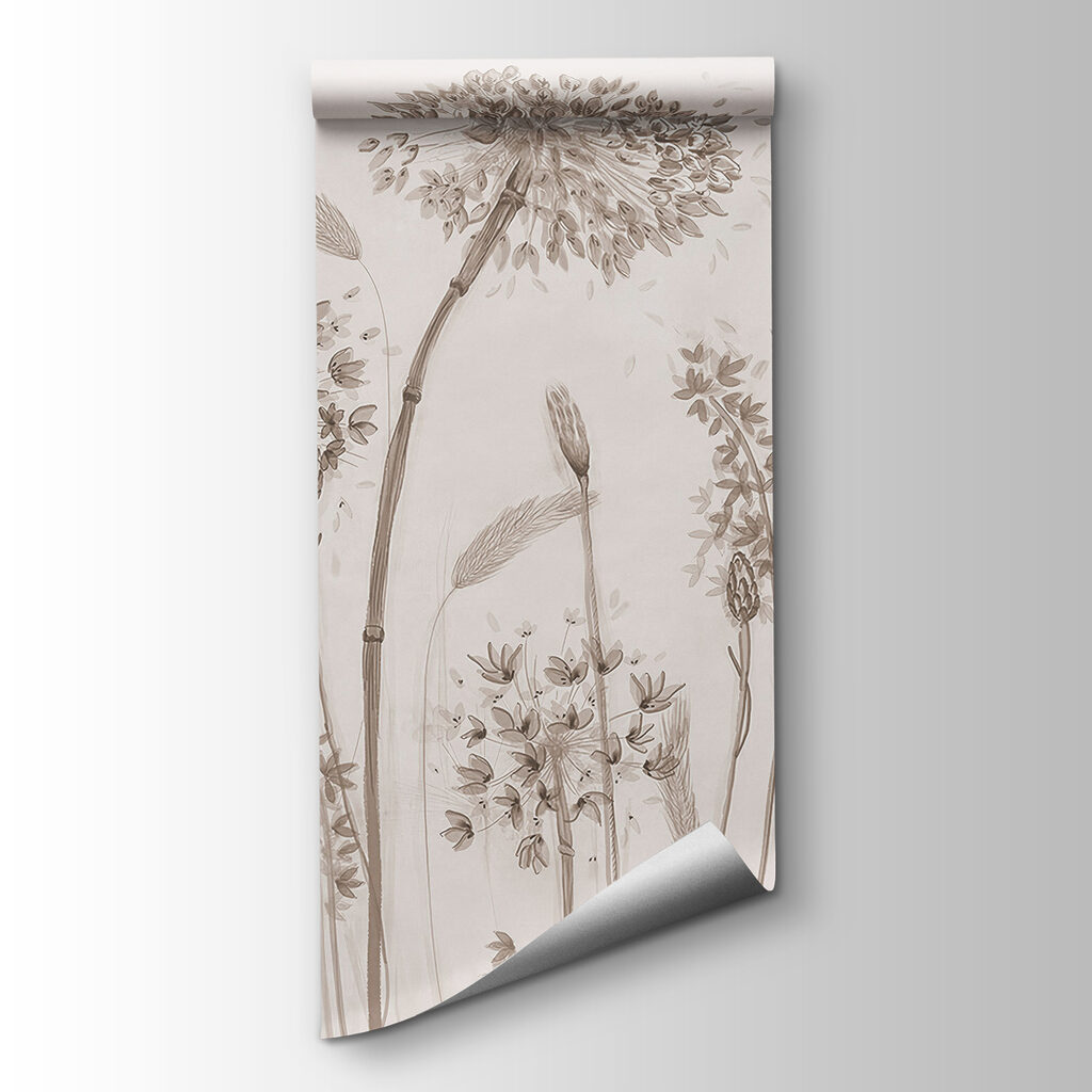 Flower stems in sand — product view
