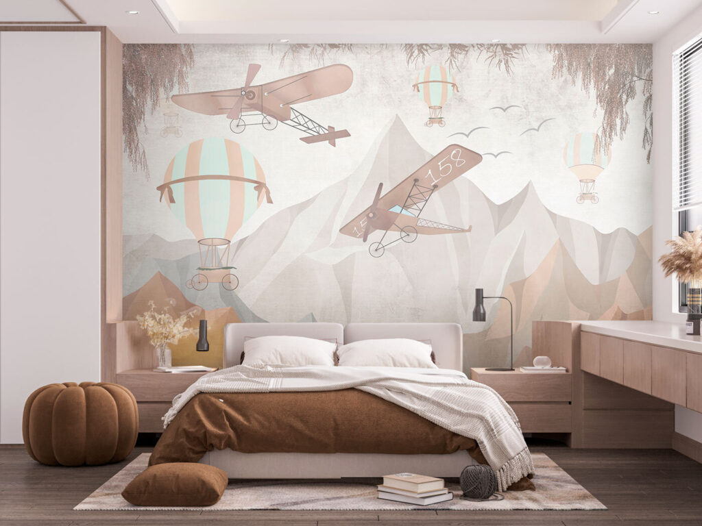Planes above sandy mountains — interior 1