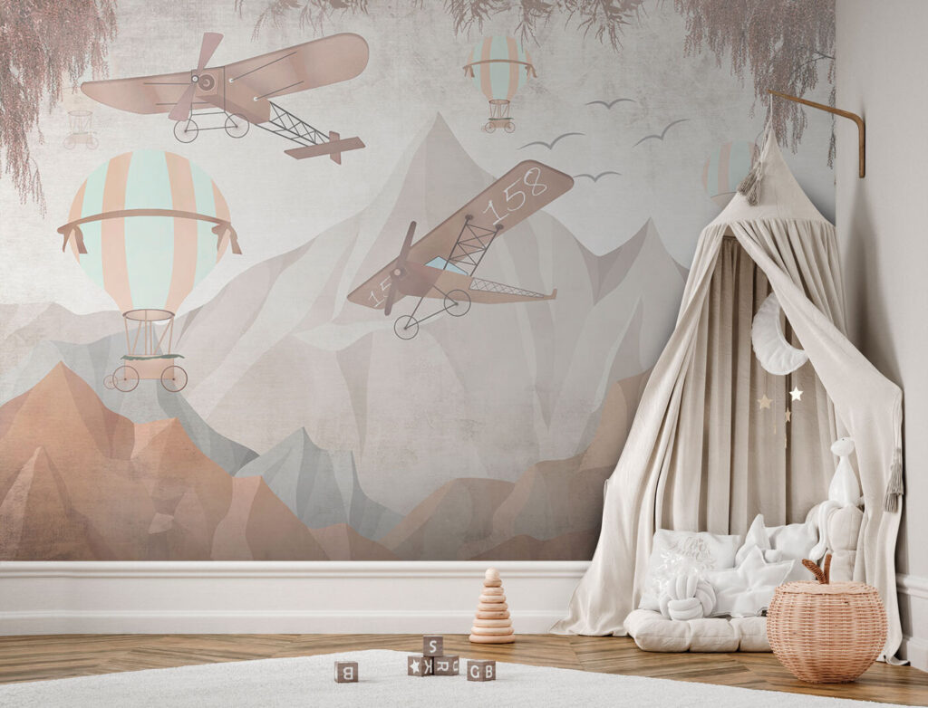Planes above sandy mountains — interior 2