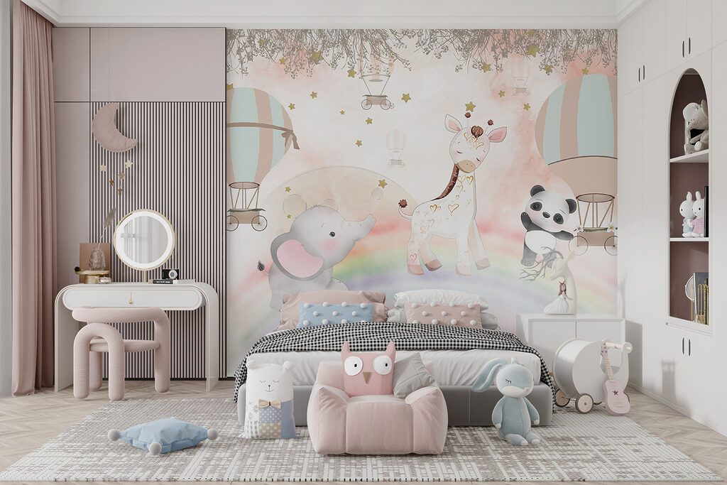 Safari friends and rainbow — interior 5