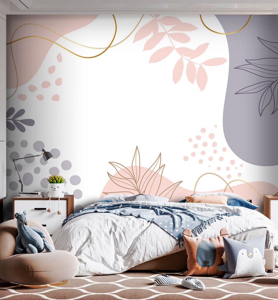 Pastel shapes, open space — interior 3