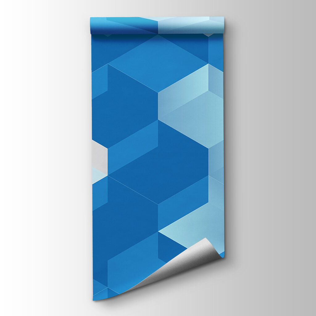 Blue blocks like steps — product view