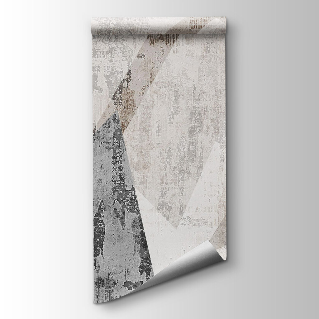 Weathered triangles in grey — product view
