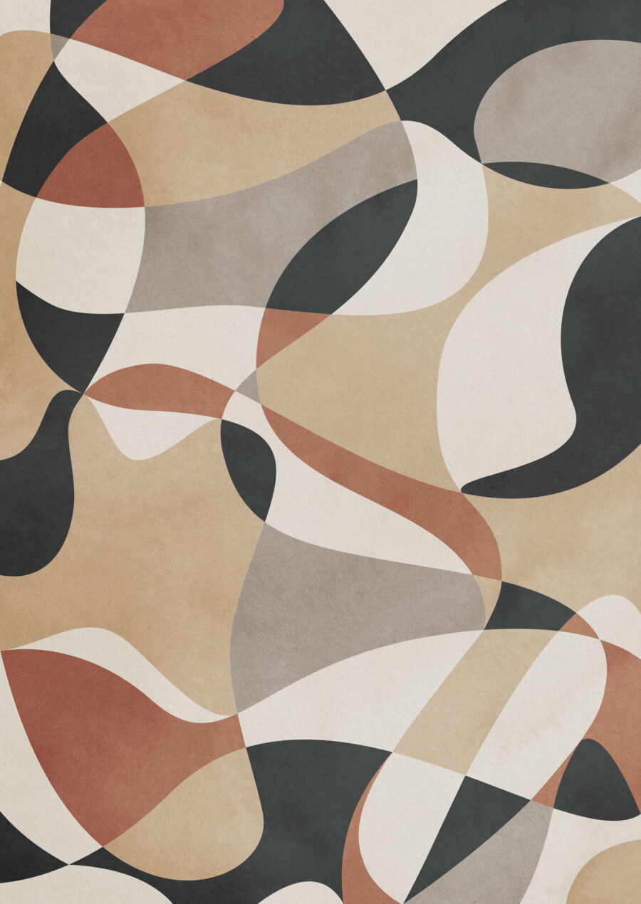 Round colour shapes merge — full design