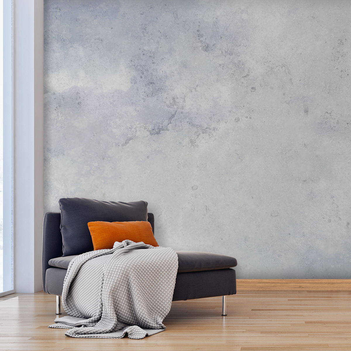 Light blue paint mist — interior 2