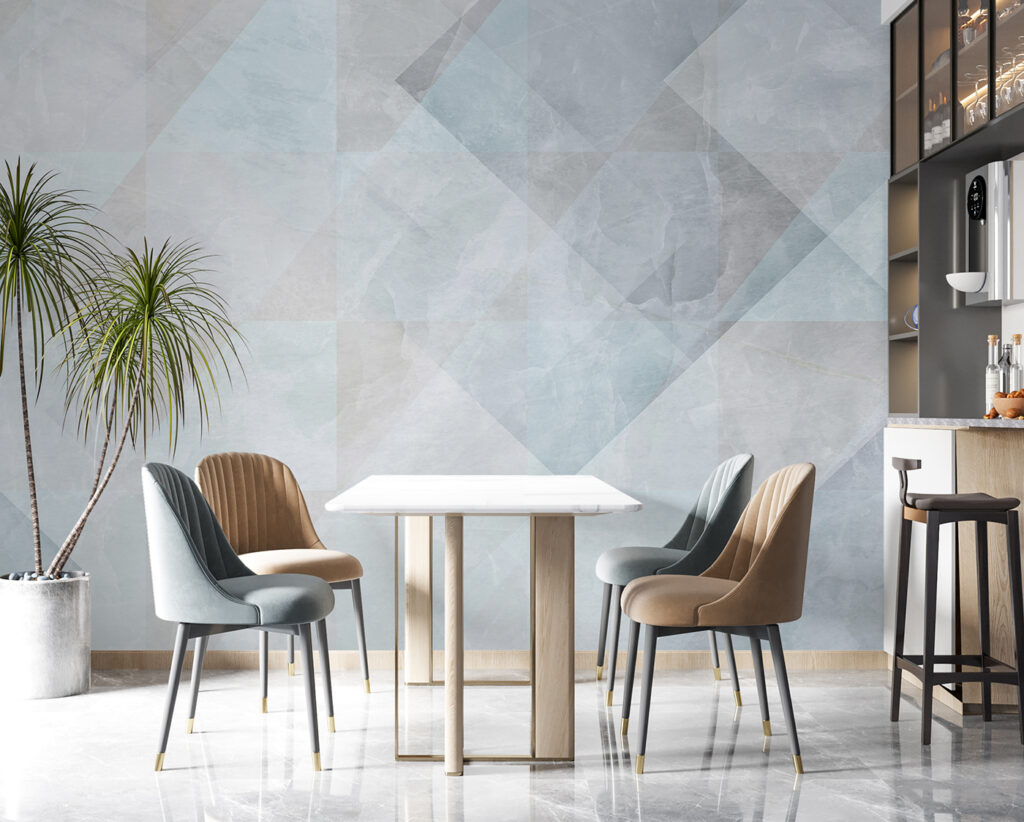 Blue geometry in layers — interior 7
