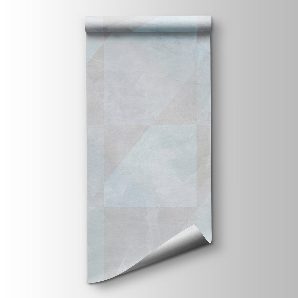 Blue geometry in layers — product view