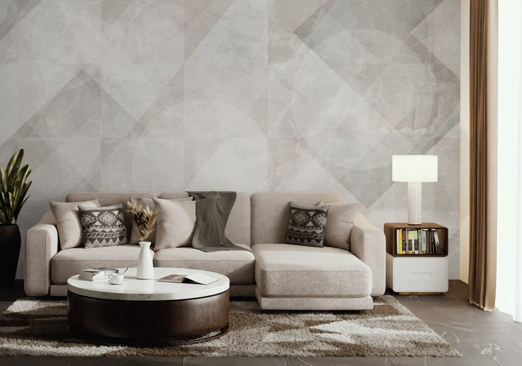 Overlapping grey shapes — interior 7