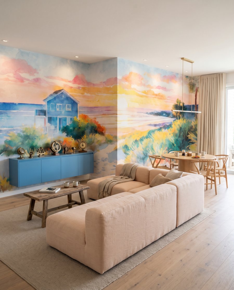 Beach House Evening — interior 4