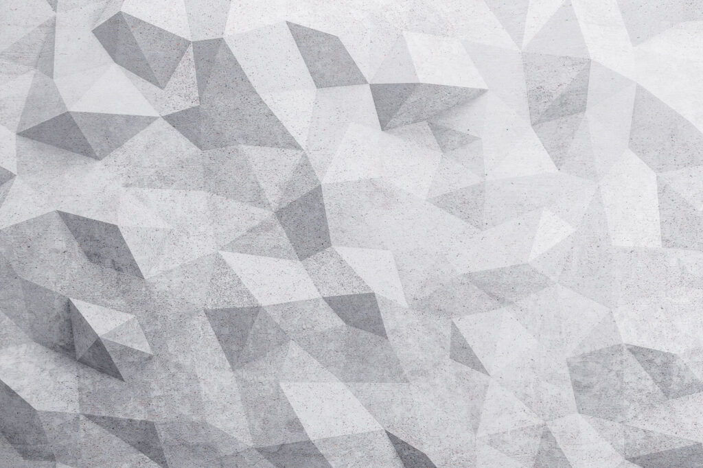 Small grey polygons — full design