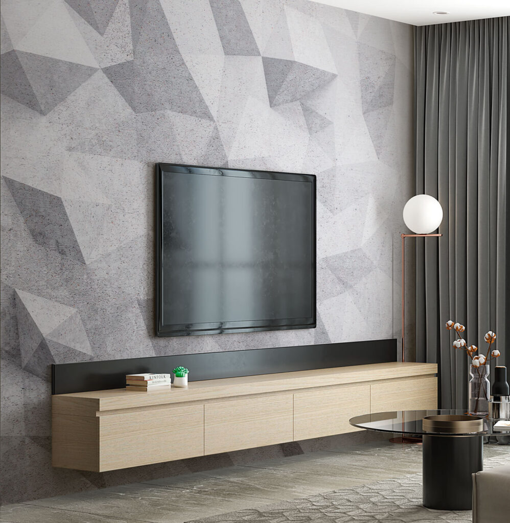 Small grey polygons — interior 3