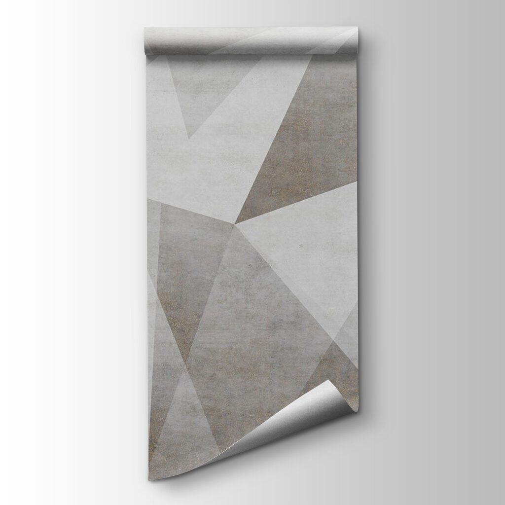 Triangles with gold lines — product view