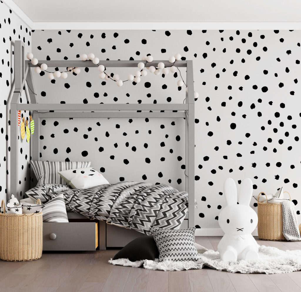 Scattered black dots — interior 1