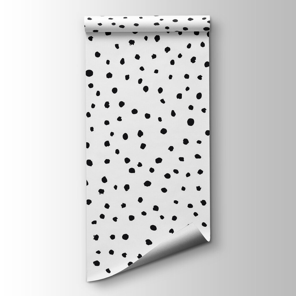 Scattered black dots — product view