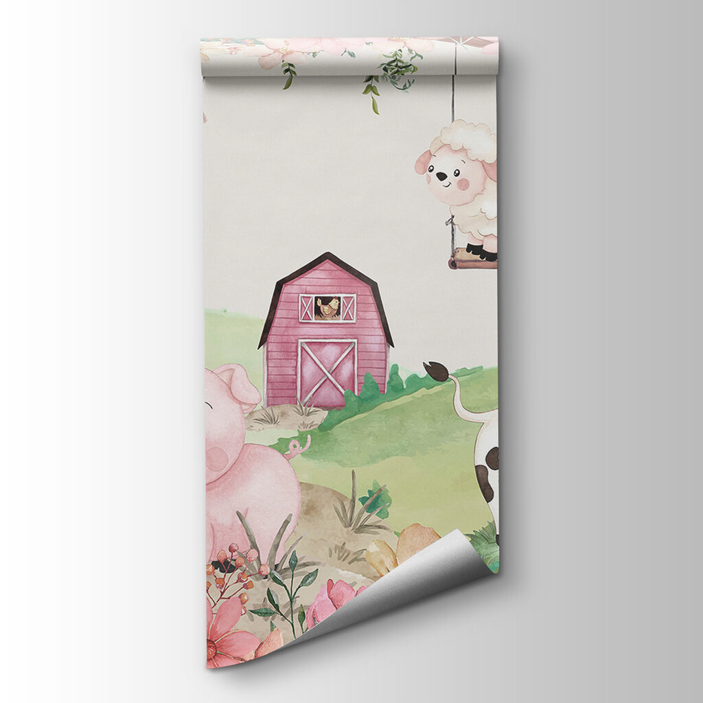 Farm animals under blossom — product view