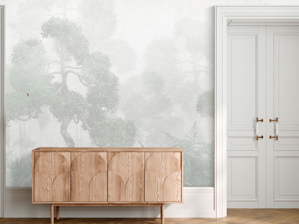 Pale treetops in haze — interior 3