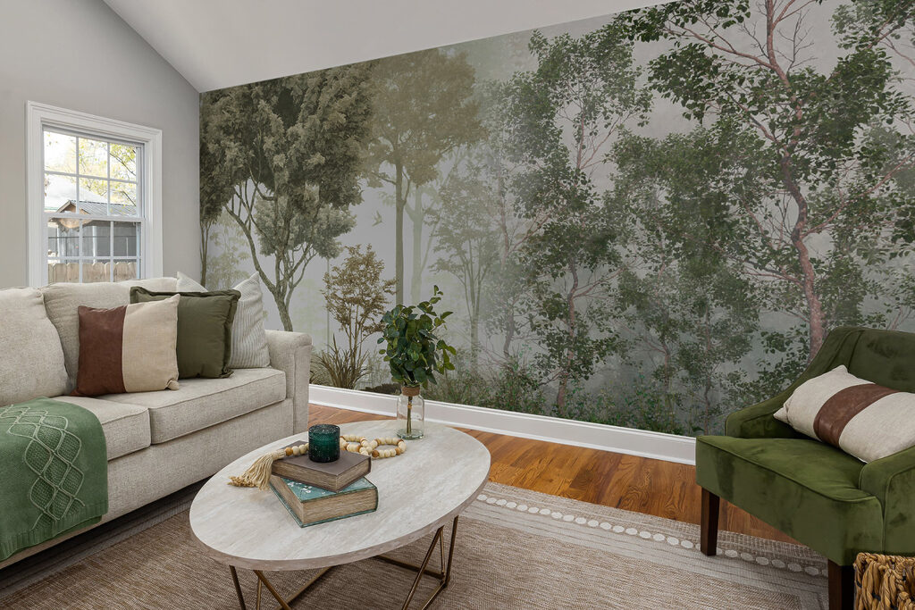 Green forest canopy — interior 4