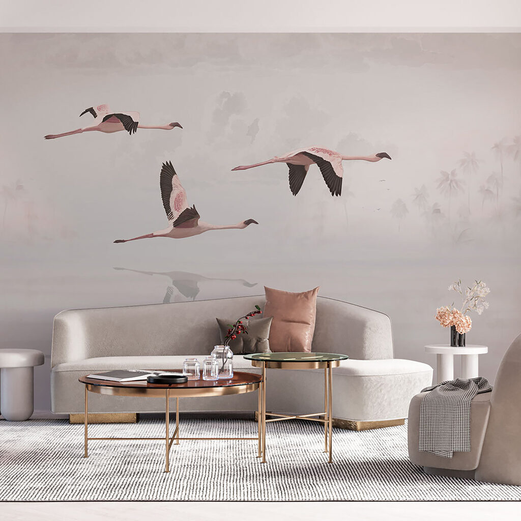 Birds over pale water — interior 5