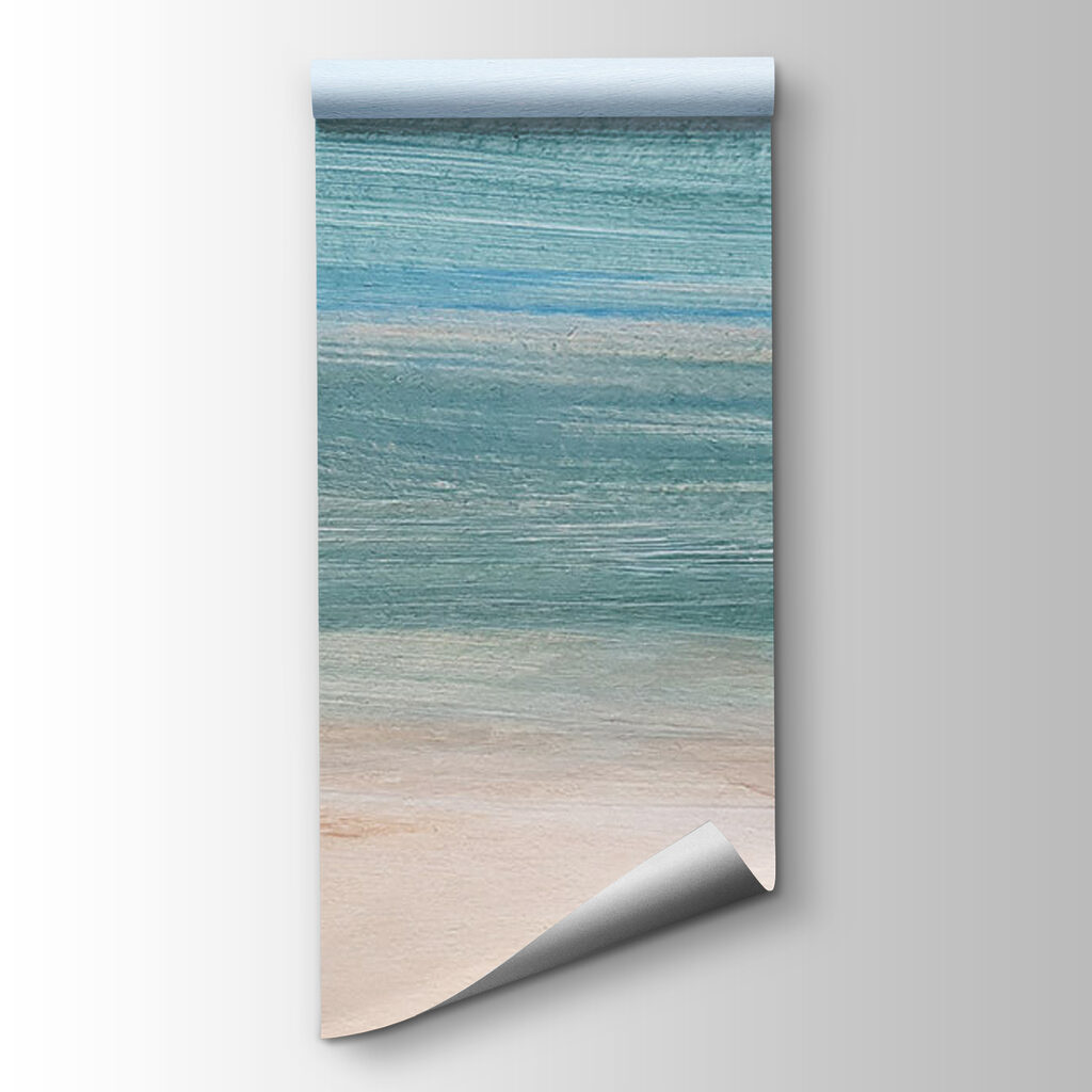 Turquoise sea over sand — product view