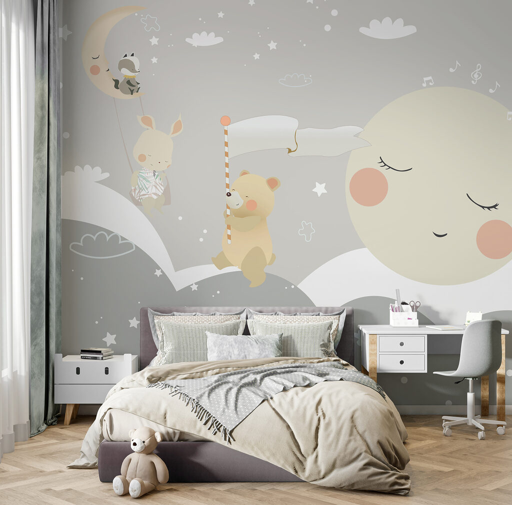 Sleeping moon and animals — interior 1