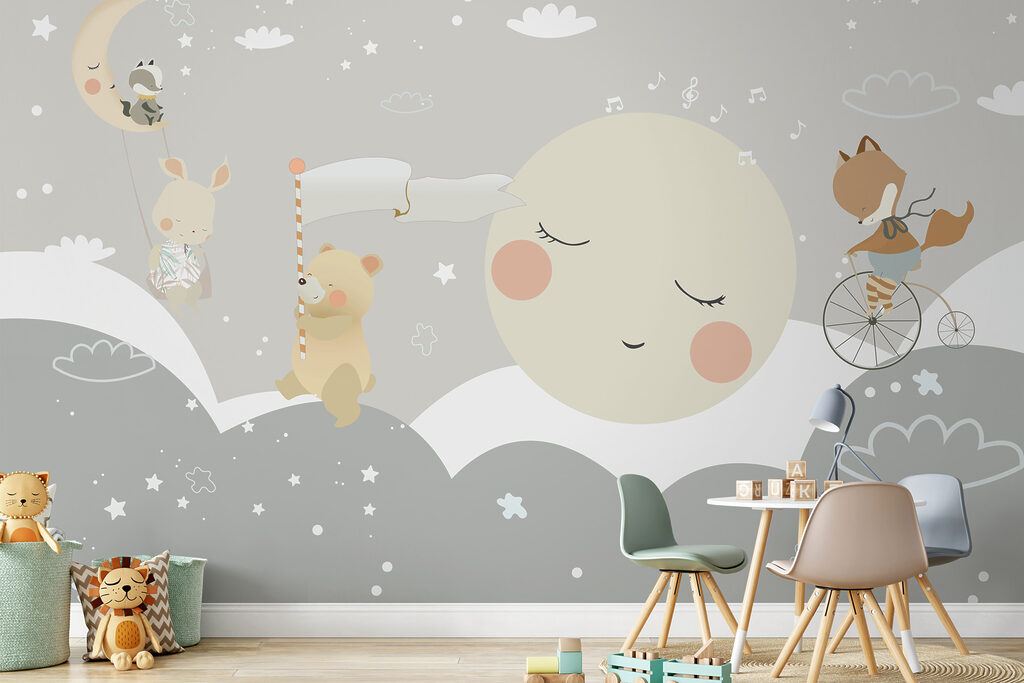 Sleeping moon and animals — interior 3