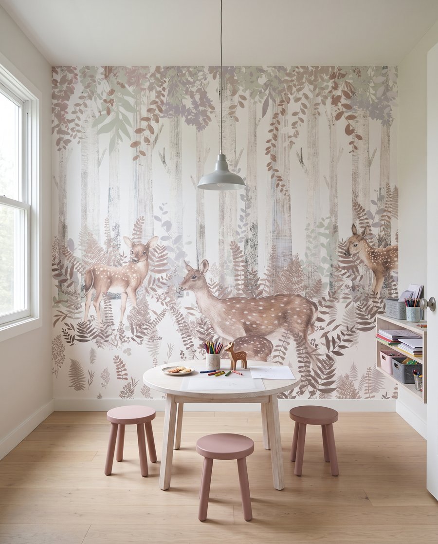 Deer in the Clearing — interior 2