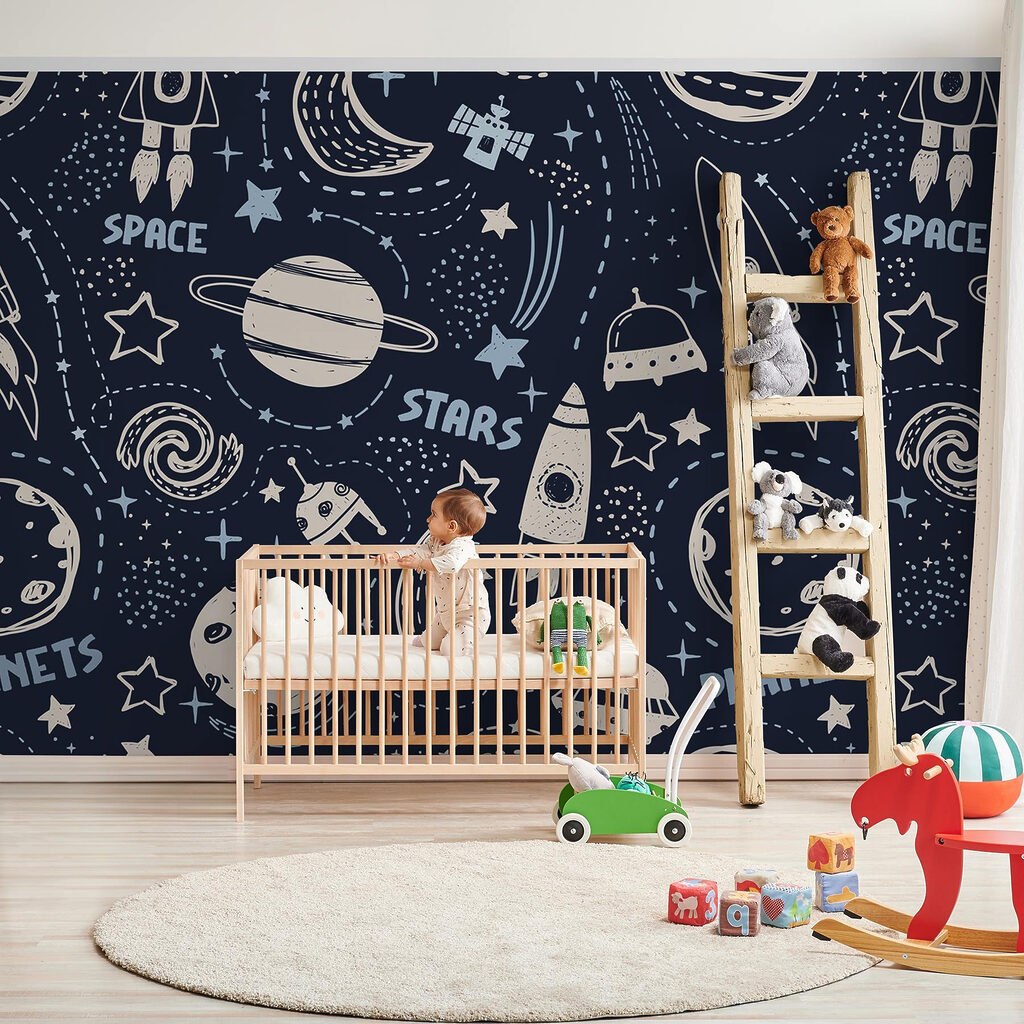 Rockets among planet doodles — interior 3