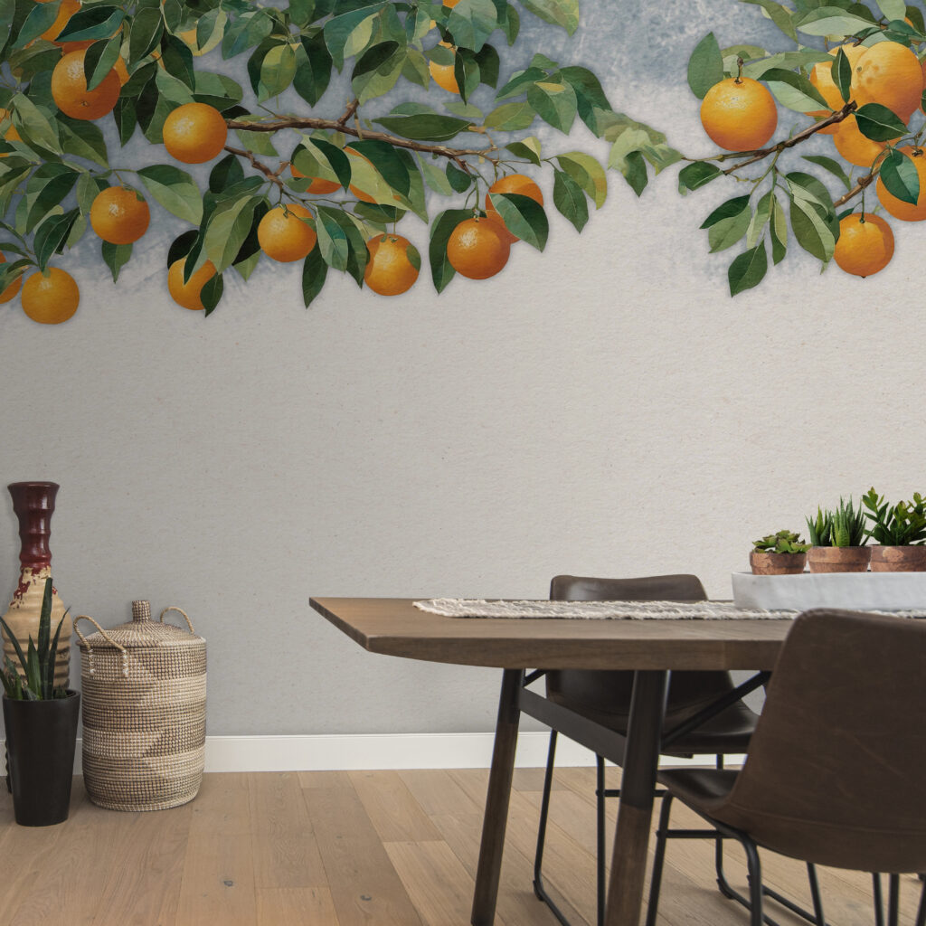Orange branch border — interior 2