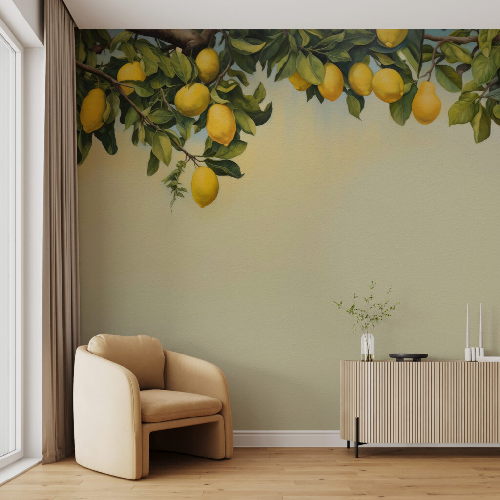 Lemons over light green — interior 1