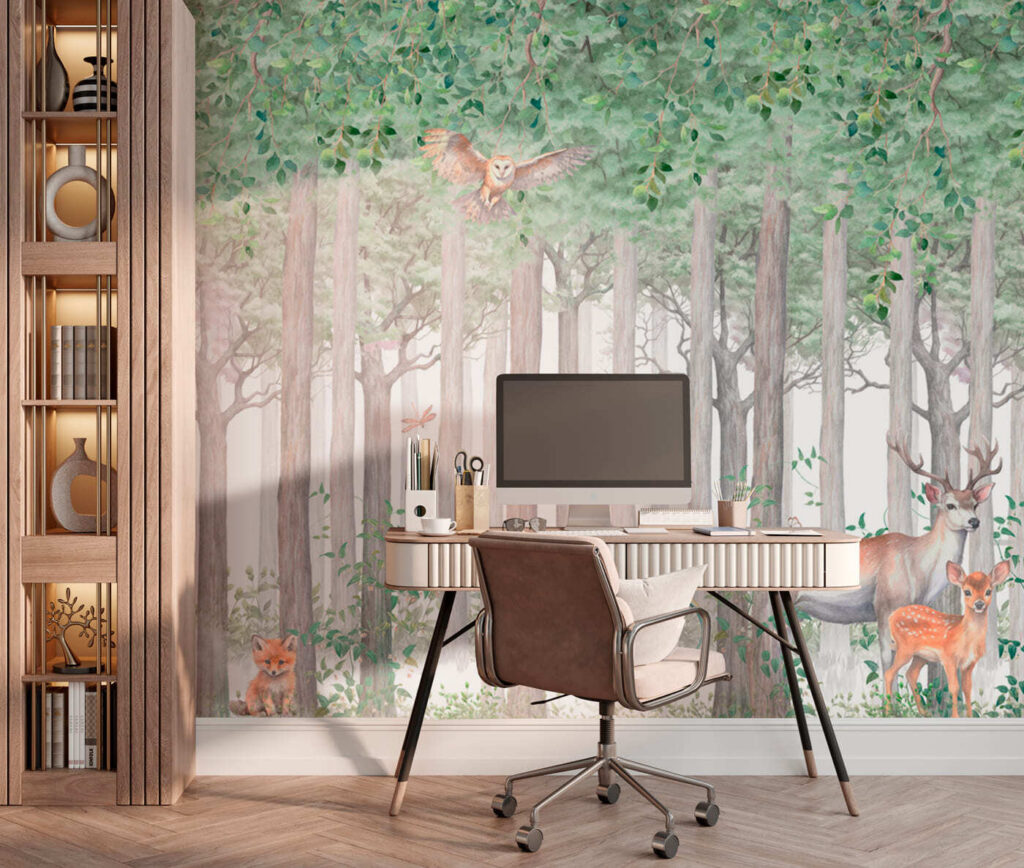 Deer in the forest — interior 1