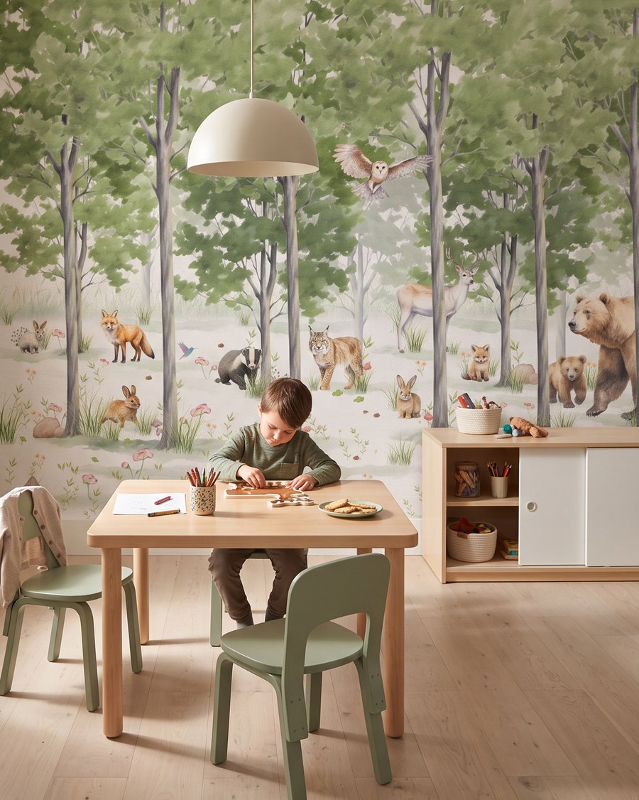 Forest Gathering in an interior