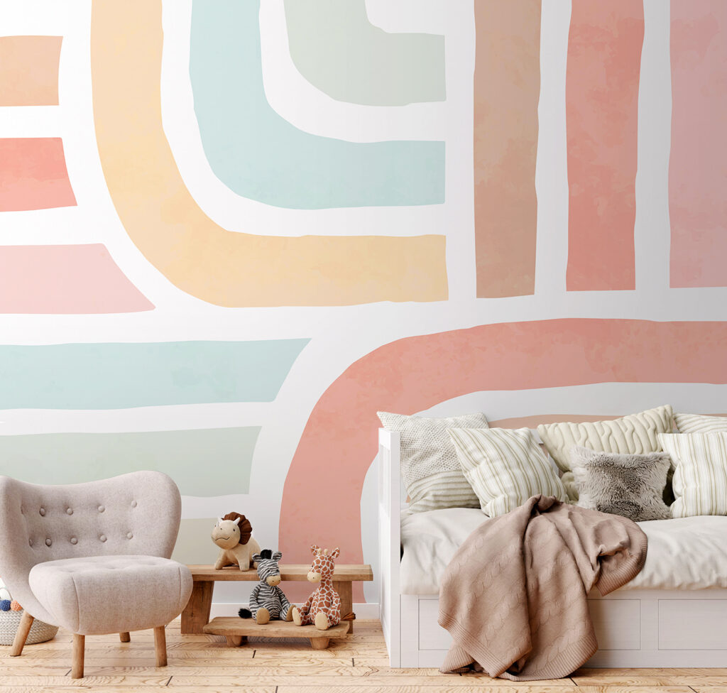 Playful Pathways in an interior