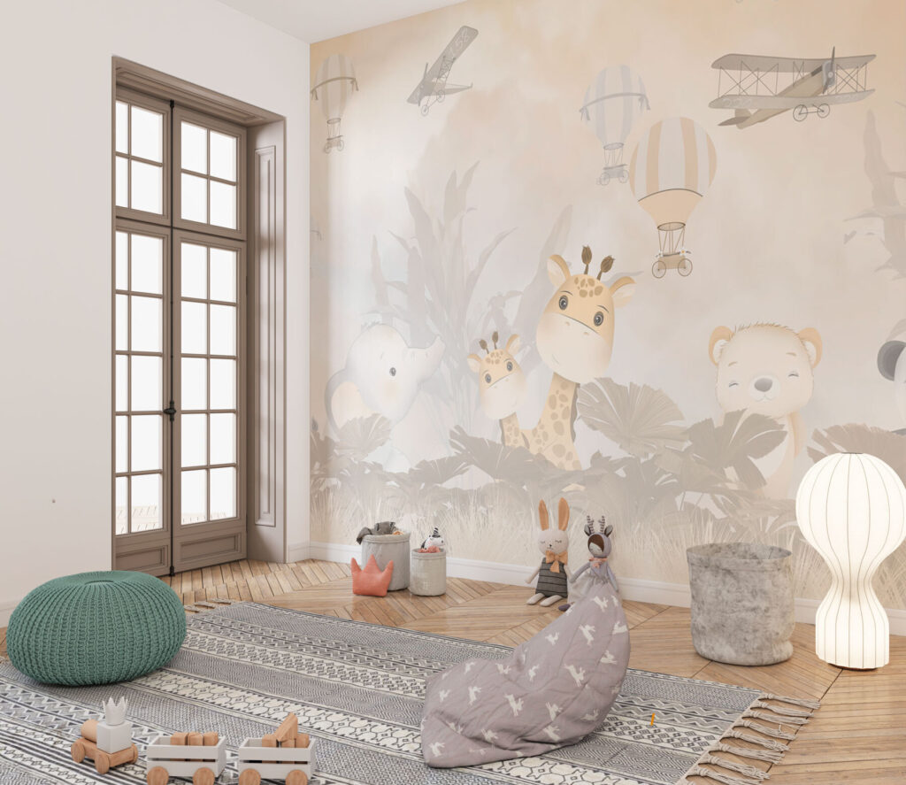 Safari friends under planes — interior 3
