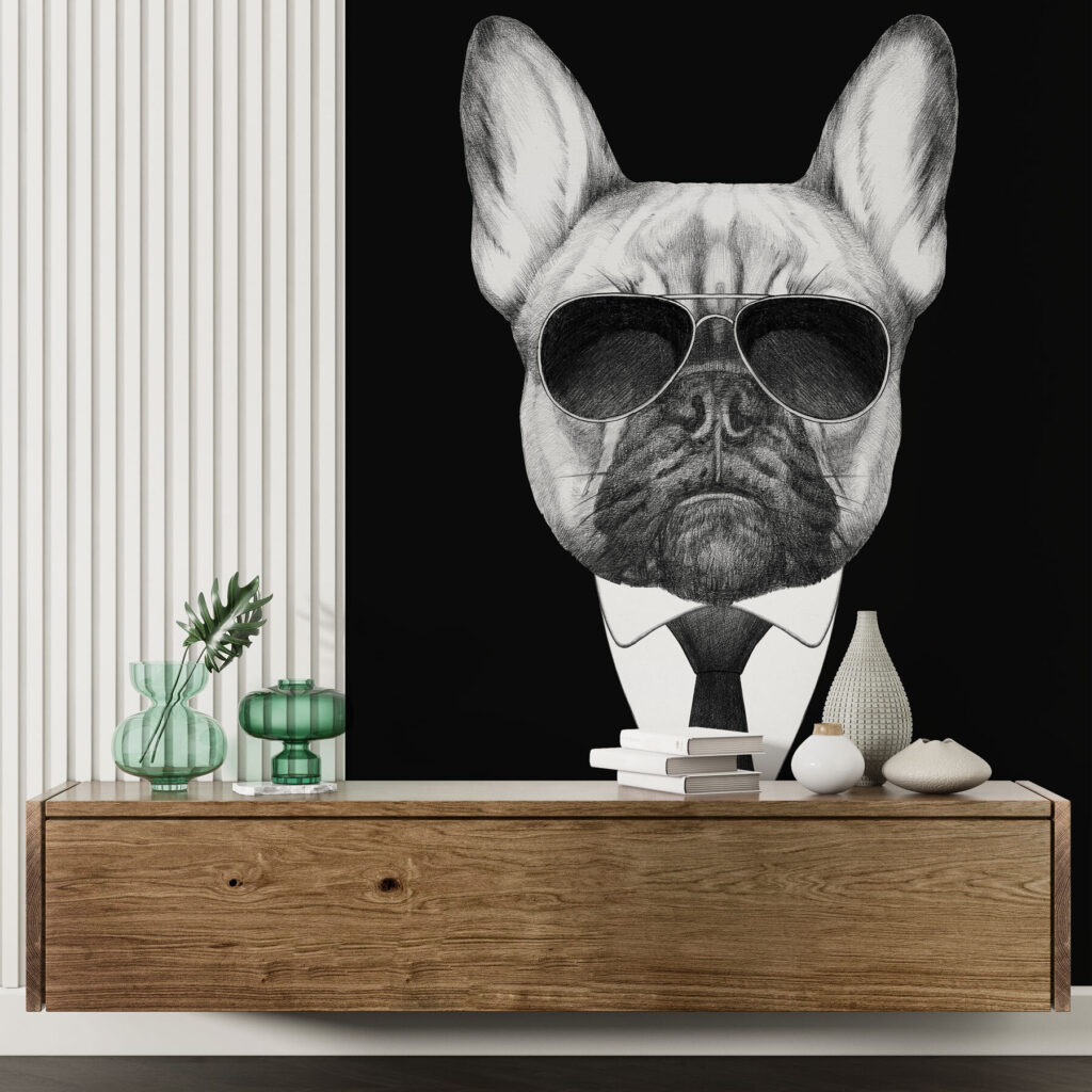Dog in a suit — interior 1
