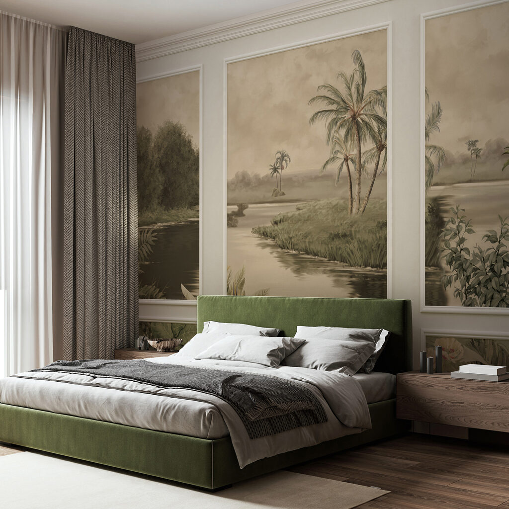 Tropical river and palms — interior 5