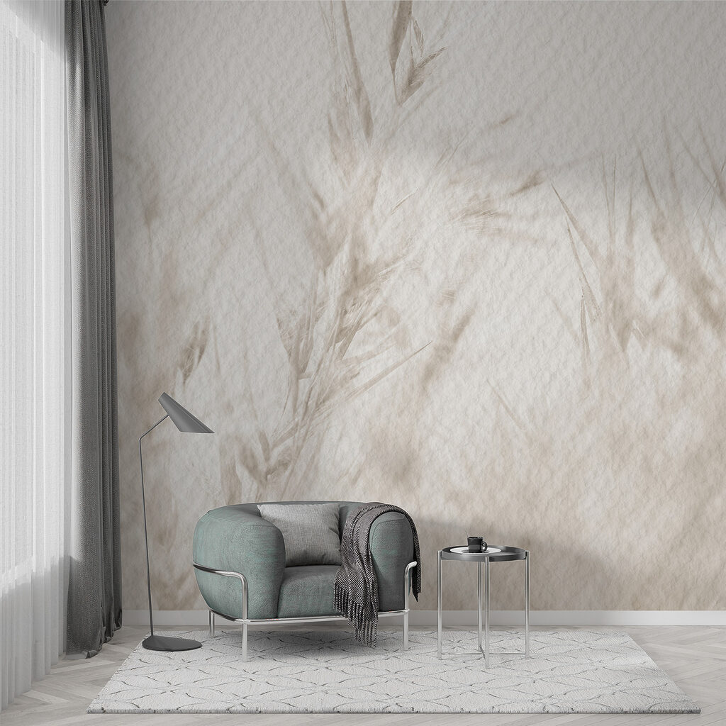 Pale grass stems — interior 3