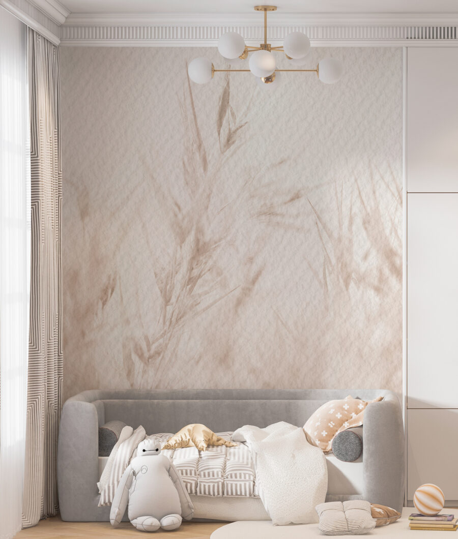 Pale grass stems — interior 1