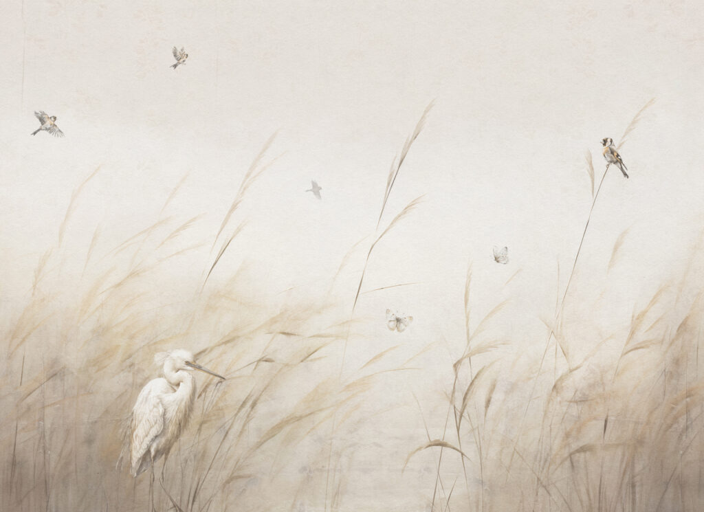 Birds Among Grasses — full design