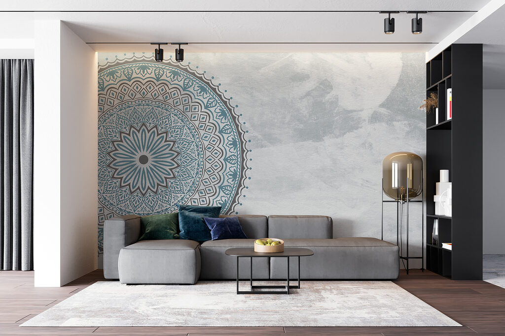 Mandala on Plaster — interior 2