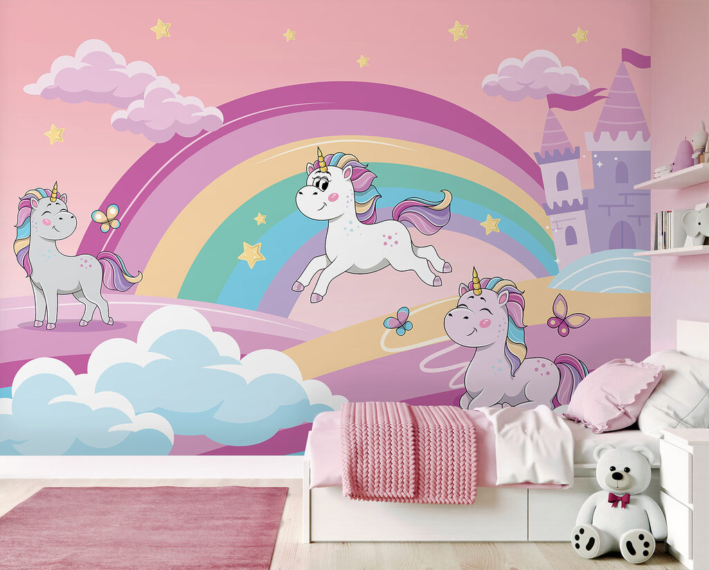 Unicorns and rainbow castle — interior 2