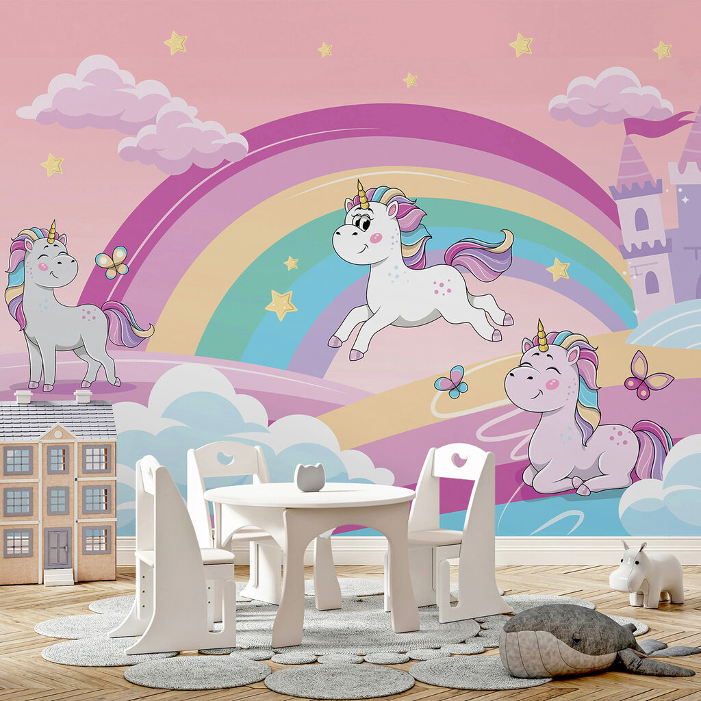 Unicorns and rainbow castle — interior 4