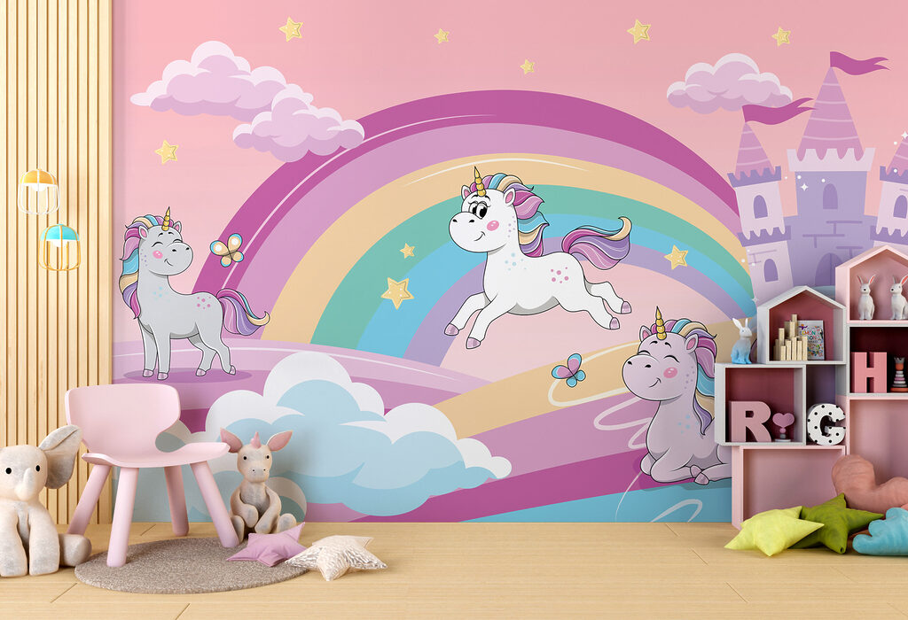 Unicorns and rainbow castle — interior 3