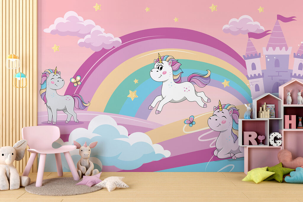 Unicorns and rainbow castle — interior 5