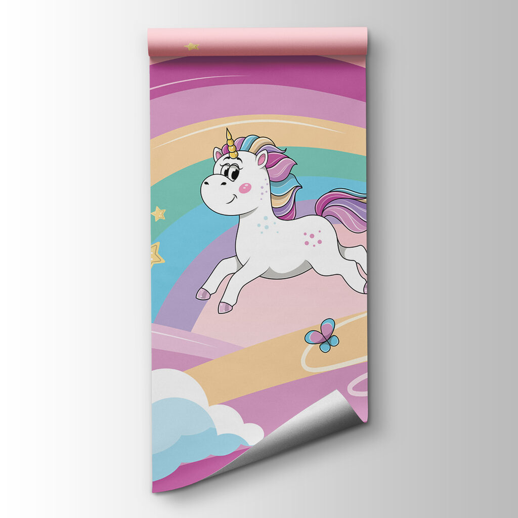 Unicorns and rainbow castle — product view