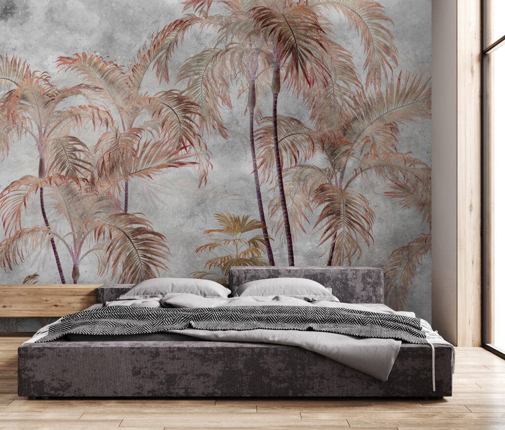 Palms in soft haze — interior 1