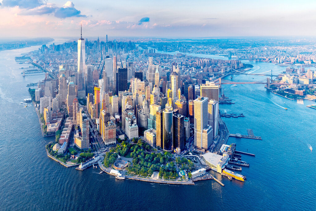 Manhattan From Above — full design