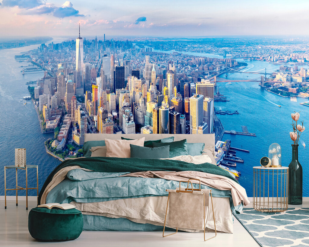 Manhattan From Above in an interior